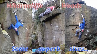 Wharncliffe Woods  Some Superb Sixes  Hidden Bouldering Gems [upl. by Blunk]