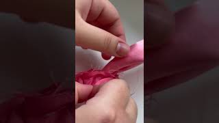 How to make MINI scrunchies for kids Full tutorial is up on my channel scrunchies sewingtutorial [upl. by Yart317]