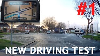 Real Example 1 of New Test Route with Sat Nav  Driving Test [upl. by Kahler]