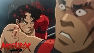 MEGALOBOX  Gearless Joe vs Aragaki Boxing Match Part 2 English Dub [upl. by Sanders]