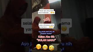 Bulan yang tidak ada di kalender shorts trending viralvideo funny [upl. by Yeslek]