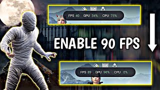 Enable 90 FPS In Any Device Permanently  Make Your Own Config File  100 Working Trick 🔥 [upl. by Inalan]