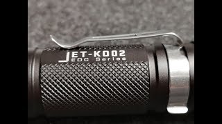 Jetbeam KO02 hands on and beamshot [upl. by Aneerol]