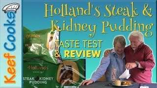 Hollands Steak amp Kidney Pudding Taste Test amp Review [upl. by Enileqcaj]