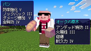 【マイクラ】なんでもエンチャントできる世界でサバイバル！ [upl. by Fogg]