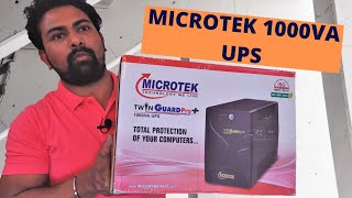 Microtek UPS Twin Guard Pro1000VA  Microtek 1000VA UPS Full Review Gaming UPS  Microtek UPS [upl. by Myrilla]