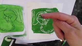 How to make Styrofoam prints I [upl. by Nauqram260]