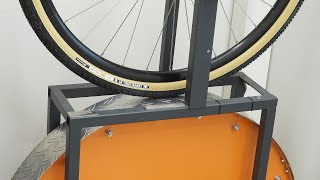 Panaracer GravelKing X1 R Rolling Resistance Test spin up video [upl. by Teyut]