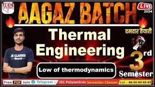 12 Thermal Engineering UPBTE 3rd Semester आगाज बैच  JE CLASSES Meerut  Upbte 3rd Semester [upl. by Hobbs70]