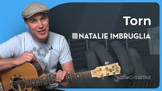 How to play Torn by Natalie Imbruglia on the guitar [upl. by Anaerdna]