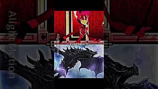 Alastor vs Alduin edit debate alightmotion hazbinhotel dragon [upl. by Vallery]