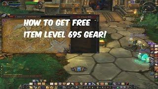 WoW WoD Patch 62 NEW apexis vendor Mount and item level 695 gear [upl. by Jim]