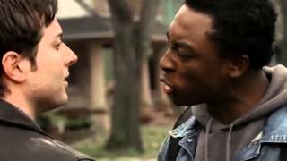 The Sopranos AJ and friends beat up black guy [upl. by Cogn771]