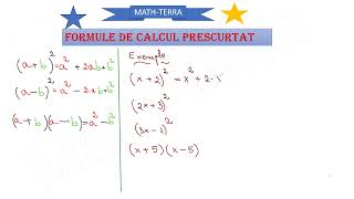 Formule de calcul prescurtat [upl. by Bein]