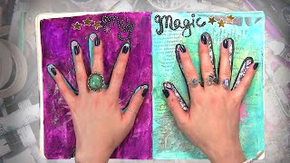 Art Journal Tutorial  Your Most Powerful Magical Tool  Guided Follow Along Page Idea  Jennibellie [upl. by Neelsaj422]