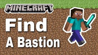 Going to a Bastion with one wooden shovel minecraft superflat [upl. by Ylrebmik]