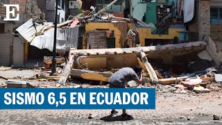 Al menos 9 muertos por sismo en Ecuador  EL PAÍS [upl. by Teiluj]