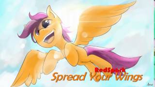 Spead Your Wings A song for Scootaloo  Original Song by RedSpark [upl. by Eehsar]