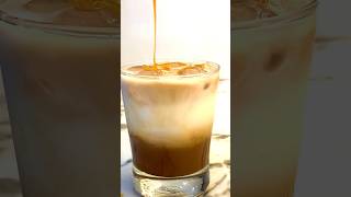 Salted Caramel Iced Coffee  shorts asmr coffee asmrvideo caramel [upl. by Reivazx825]