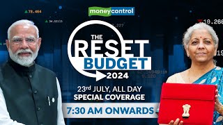 Nirmala Sitharaman’s 7th Union Budget Watch it LIVE on Moneycontrol 730AM onwards on 23rd July [upl. by Kumar]