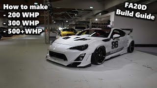 How to make power with your FA20D powered BRZ or GT86 [upl. by Monetta]