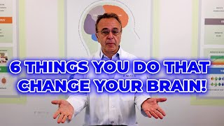 6 Things You Do That Change Your Brain brainhealth neurology alzheimers hippocampus [upl. by Diaz995]