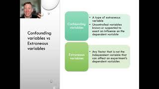 Extraneous variables vs confounding variables [upl. by Lonna]