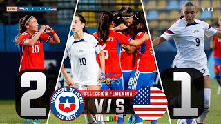 Chile 2  Estados Unidos 1  Selección Femenina Resumen completo31102023Panamericanos 2023 [upl. by Netta]