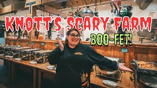 Knotts Scary Farm Boofet 2023  Monsters Food amp Early Entry [upl. by Alacim]