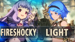 GBVSR🔥FireShocky Cagliostro Vs Light Djeeta🔥 High Level Gameplay [upl. by Samuel771]