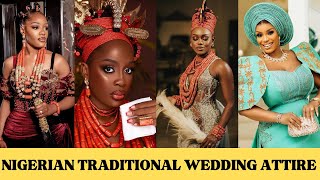 Cultural Wedding Dresses Celebrating Nigerian Heritage and Tradition  Igbo  Yoruba  Hausa Trads [upl. by Ahsinet]