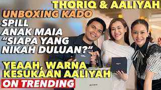 AALIYAH THORIQ UNBOXING KADO DARI BUNDA MAIA amp DADDY IRWAN  KEPOIN HONEYMOON  DAPET BANYAK SPILL [upl. by Yahsat606]