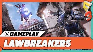 LawBreakers  Winning A Full Blitzball Match Gameplay  E3 2017 [upl. by Ittap]