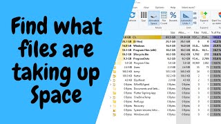 Find what files are taking up your hard drive space [upl. by Tnek16]