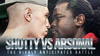 SHOTTY HORROH VS ARSONAL  Dont Flop Rap Battle [upl. by Nilyram]