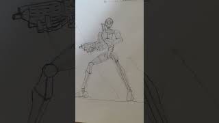 BX series commando droid drawing [upl. by Lsiel]