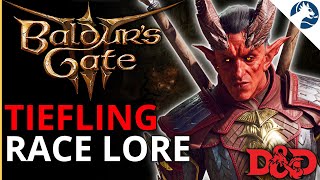 Baldurs Gate 3 Lore  The Tiefling Race and Subraces DampD [upl. by Elamor]