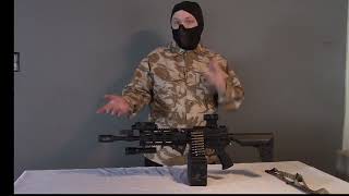 CM16 LMG AIRSOFT UPGRADES AND ACCESSORIES LMG SERIES PART 2 [upl. by Ainosal863]