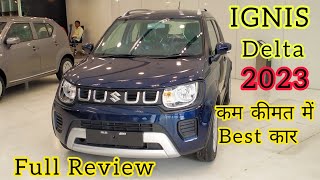 Maruti IGNIS Delta AMT 2023🔥 इतने कम कीमत में interior इतना Best❣️ Features Price Full Review [upl. by Ripp]