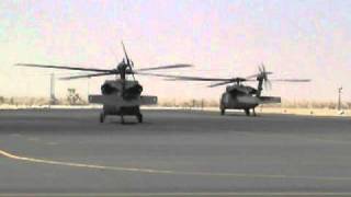 Blackhawk Helicopters Taxi and Take Off [upl. by Yann]