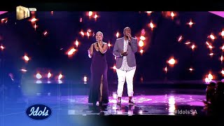 Thapelo and Nozi – ‘Lift Me Up’ – Idols SA  S18  Ep 18 Finale  Mzansi Magic [upl. by Kinelski]