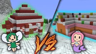 CANDY CANE HOUSE VS GINGERBREAD HOUSE [upl. by Oiracam]