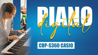 PIANO DIGITAL CASIO CDPS360 REVIEW COMPLETA [upl. by Pages]