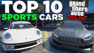 My Top 10 FAVORITE Sports Cars in GTA Online [upl. by Ashley683]