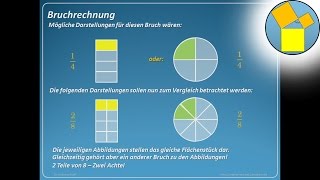 Bruchrechnung 1  Darstellung  Erweitern  Kürzen  Rueff Musik [upl. by Llennehc]