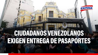 🔴🔵Ciudadanos venezolanos exigen entrega de pasaportes [upl. by Child]