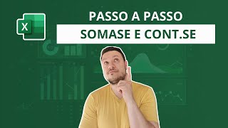 Como fazer o SOMASE e o CONTSE no Excel [upl. by Fianna32]