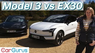 Tesla Model 3 vs Volvo EX30 Two great EVs one clear winner [upl. by Fotina]