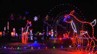 Santa Claus Land of Lights at Lake Rudolph Campground amp RV Resort [upl. by Helene]