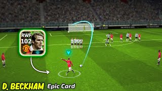 Bend Like Beckham  Review David BECKHAM 102 EPIC Card 🔥 [upl. by Assiled]